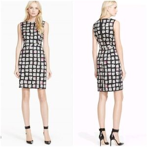 Kate Spade Della Soft Geometric Abstract Print Sleeveless Sheath Dress Women's 2